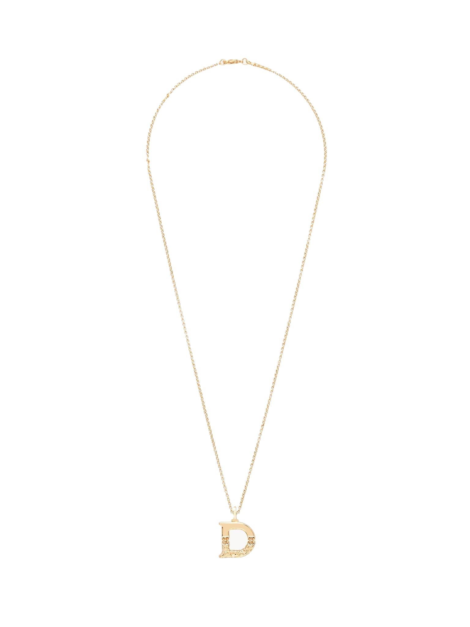 Collier Alphabet en laiton - Gold D