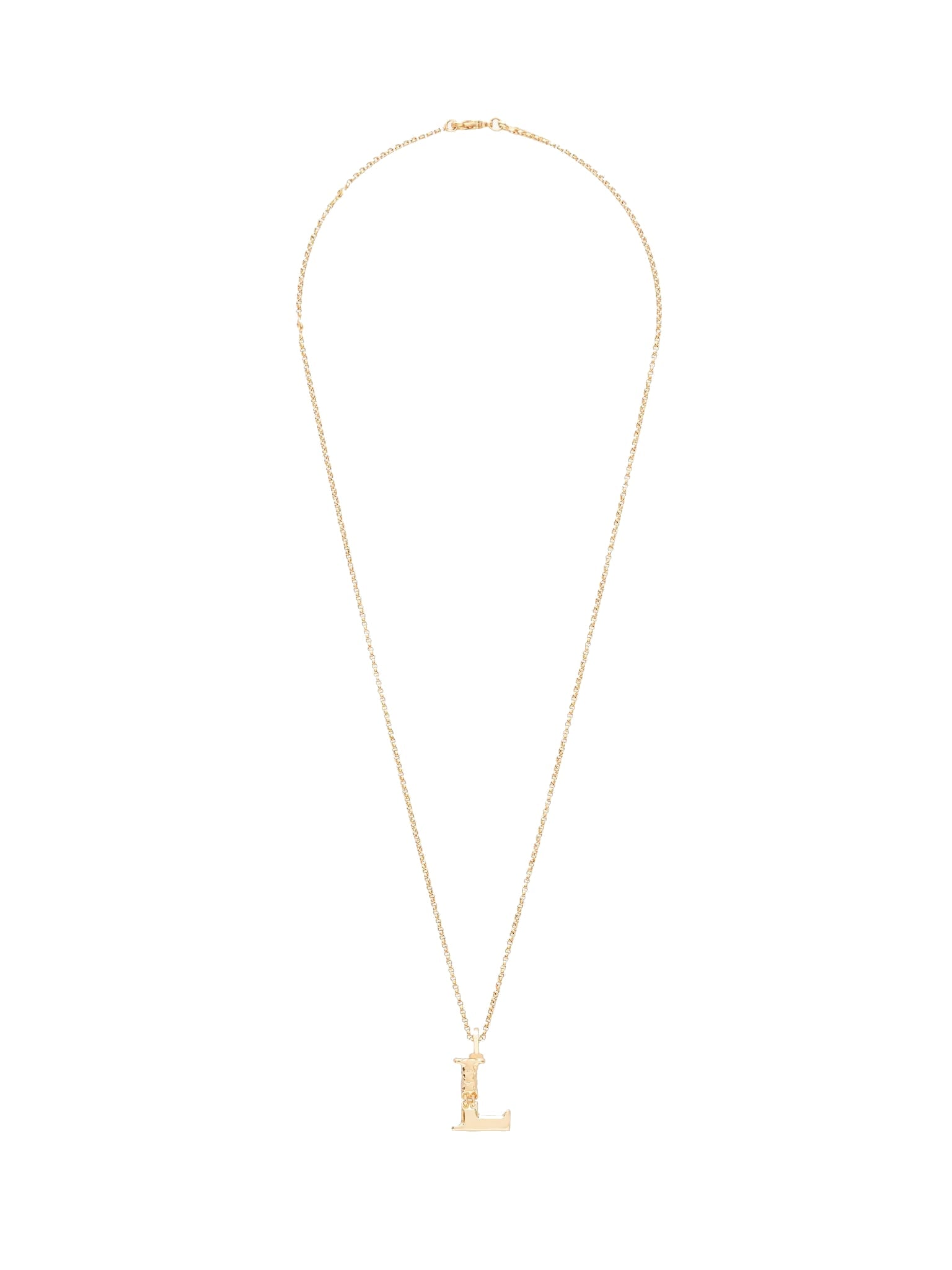 Collier Alphabet en laiton - Gold L