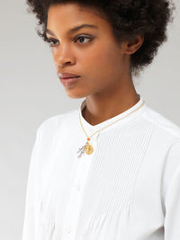 Collier Egée en laiton - Or & Argent