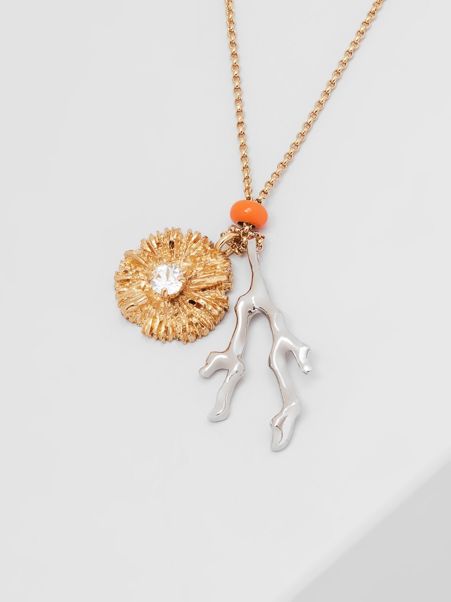 Collier Egée en laiton - Or & Argent