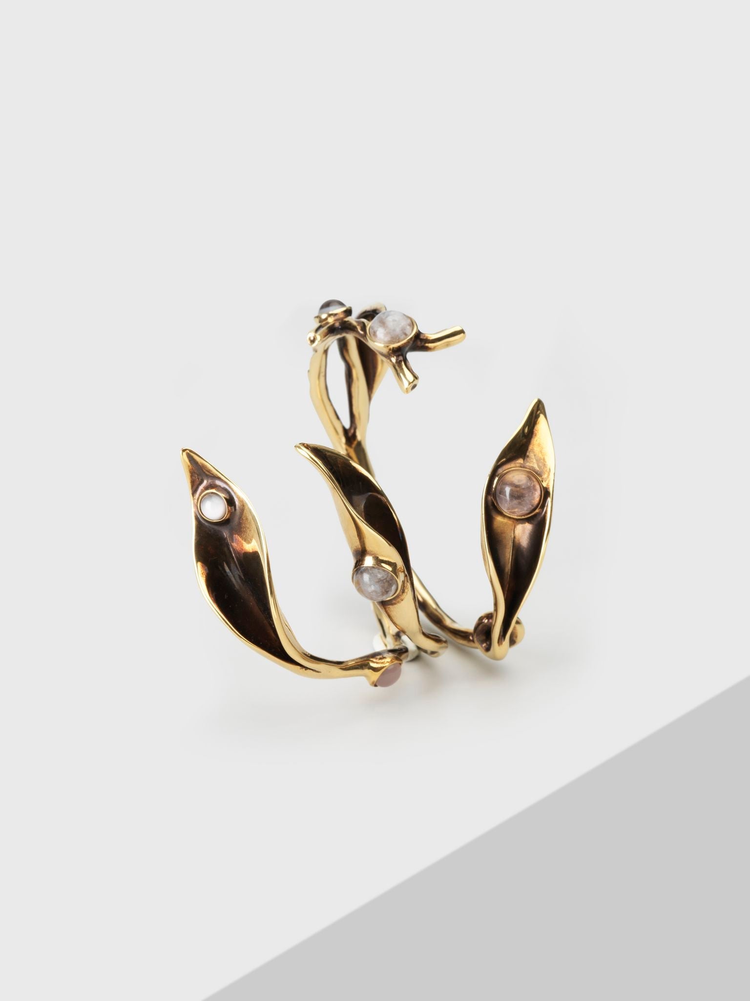 Manchette Fiji en laiton - Vintage Gold