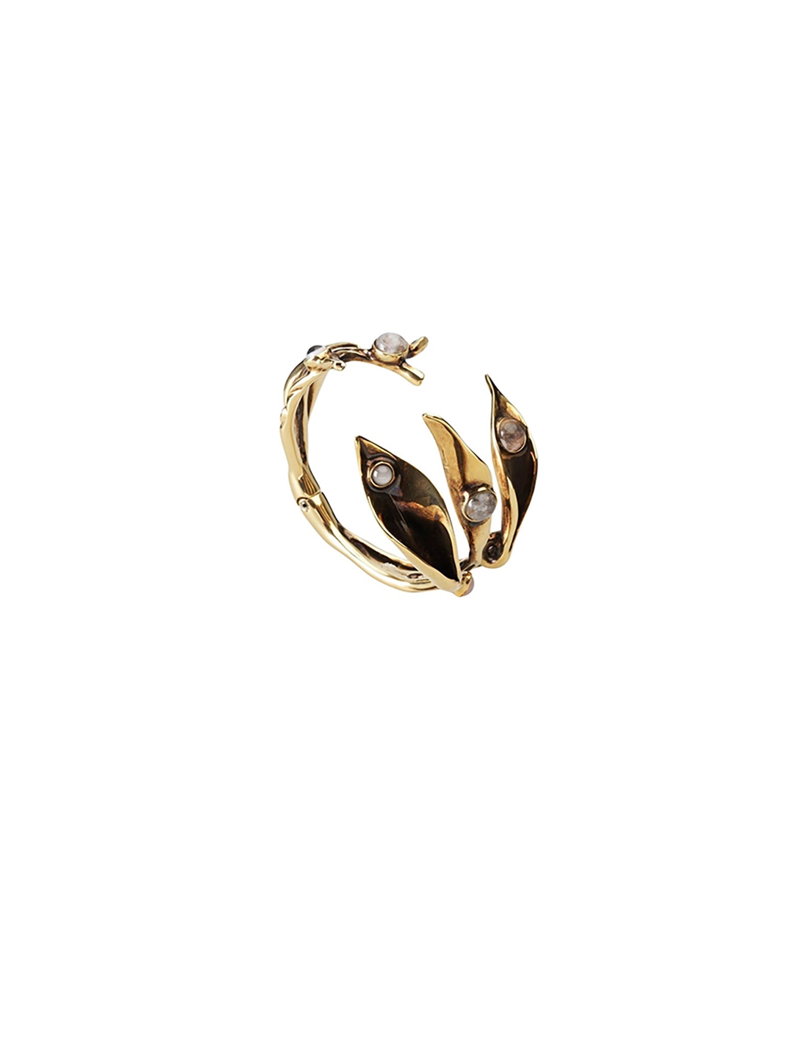 Manchette Fiji en laiton - Vintage Gold