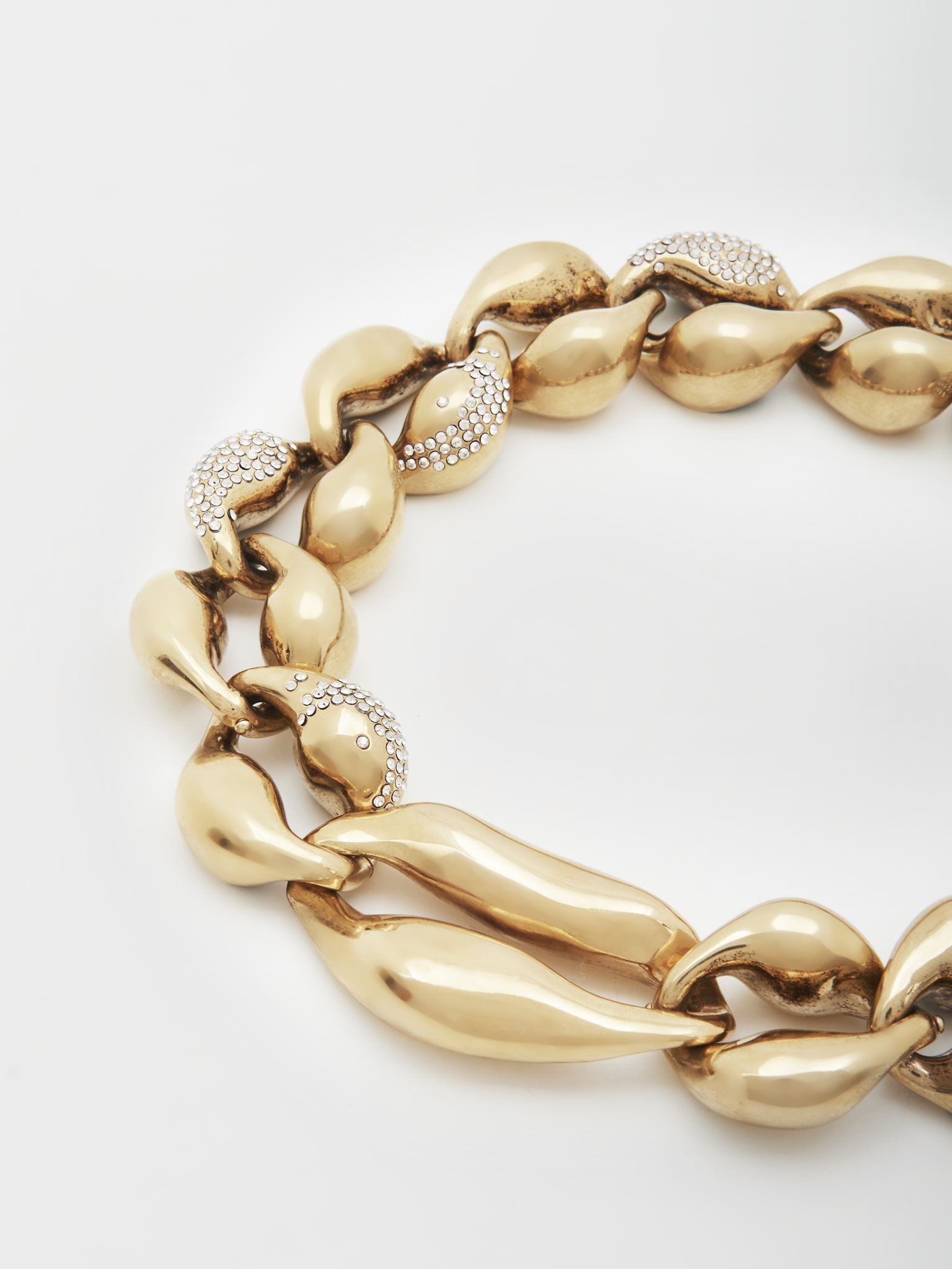 Collier Trudie en laiton - Vintage Gold