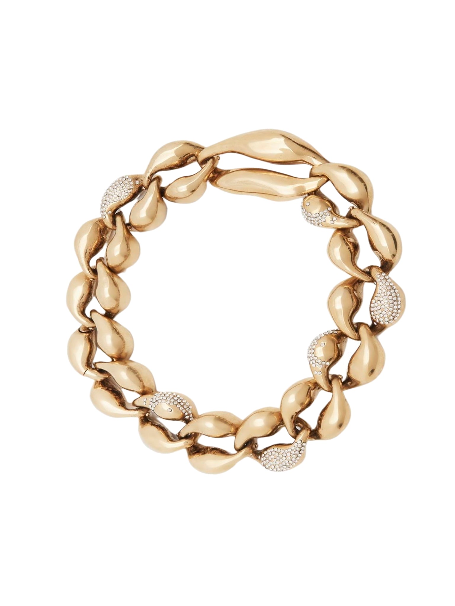 Collier Trudie en laiton - Vintage Gold