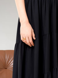 Bague Alphabet en laiton - Gold A