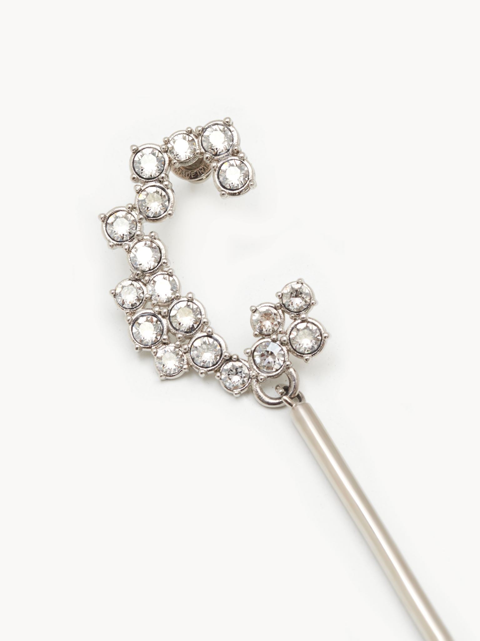 Boucles d’oreilles Darcey en laiton - Palladium