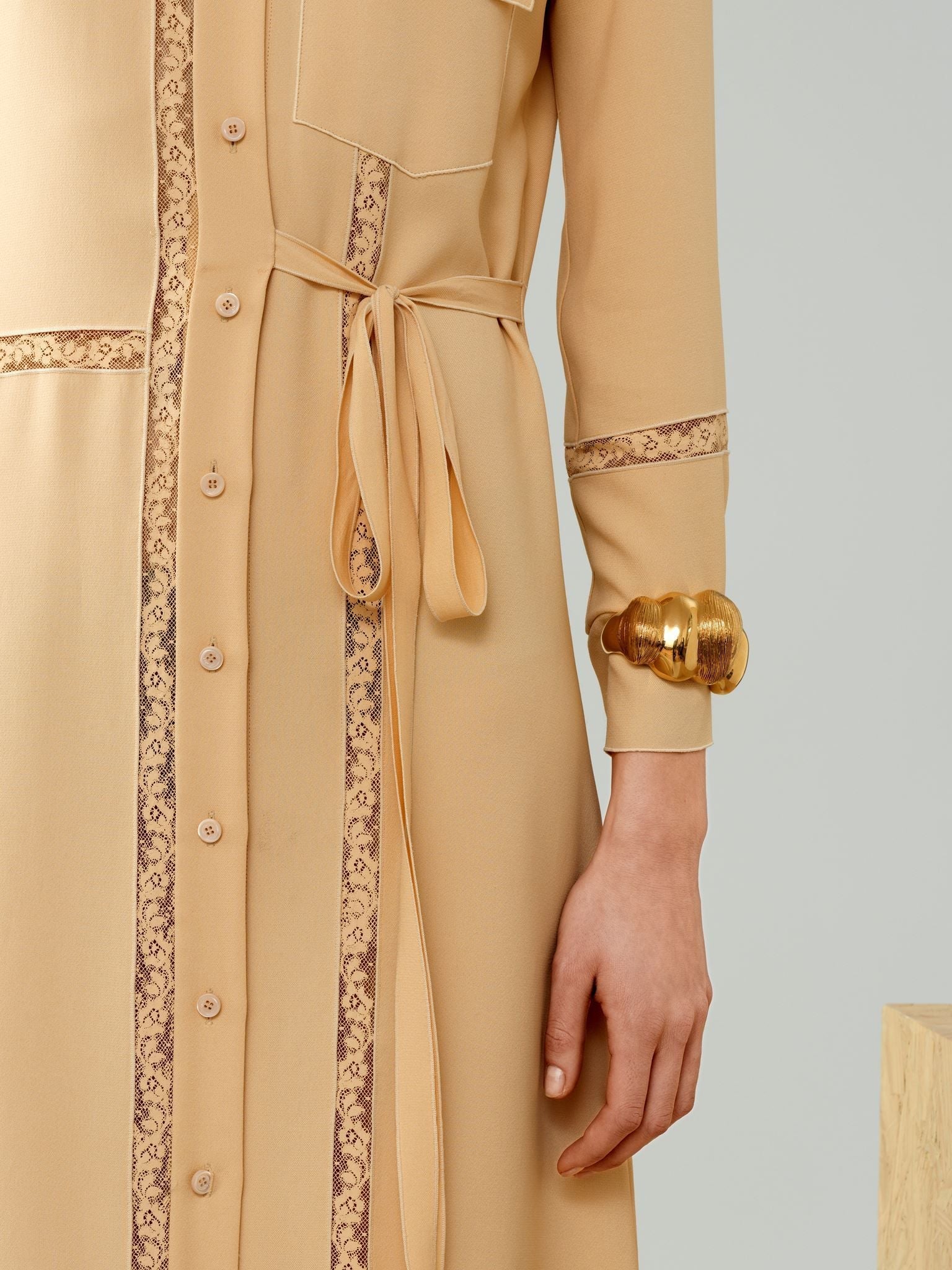 Manchette Trudie en laiton - Vintage Gold