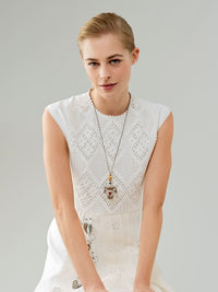 Collier Femininities en laiton - Vintage Palladium