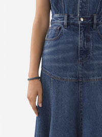 Braçelet Edith en laiton - Iconic Navy