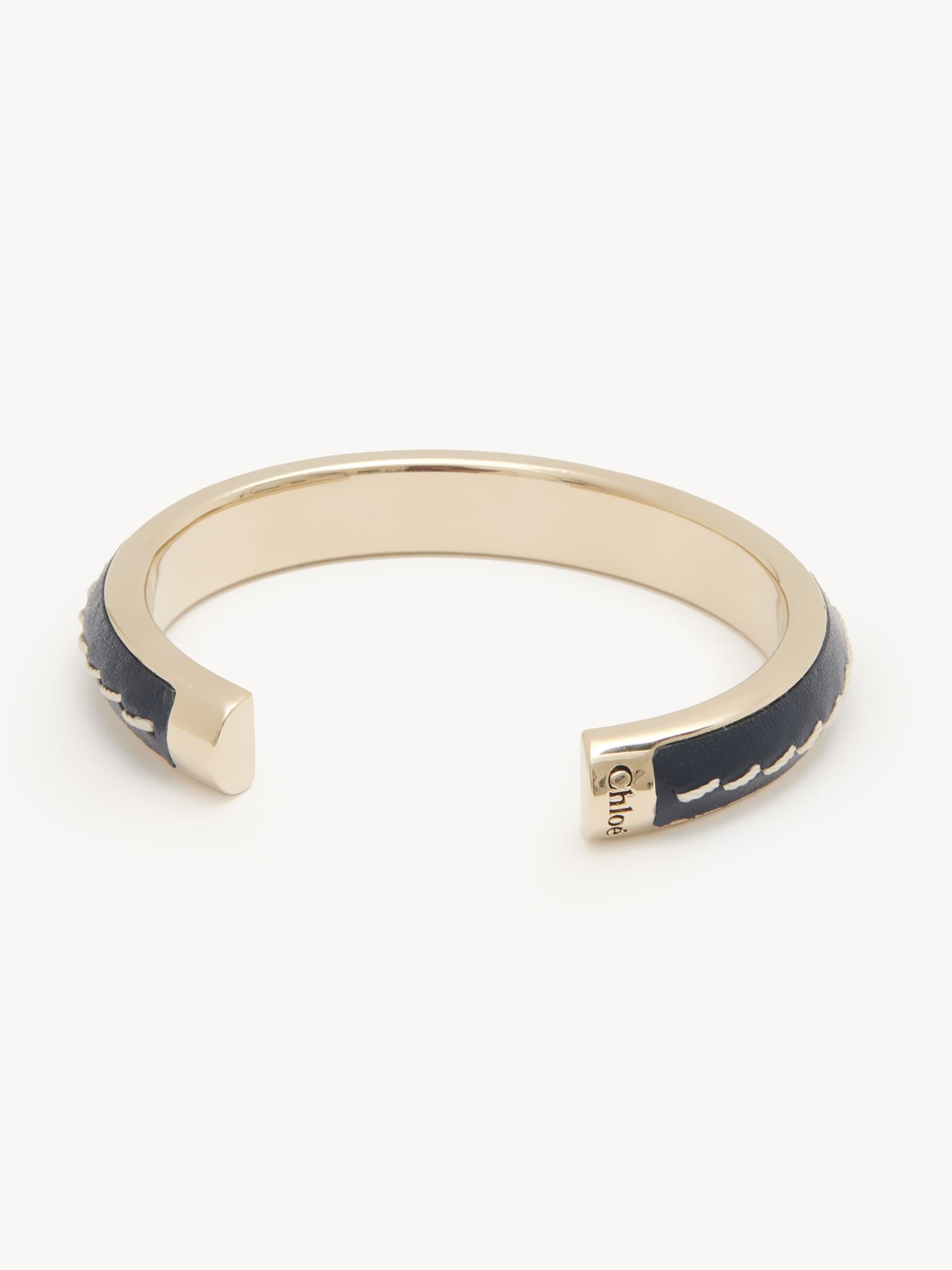 Braçelet Edith en laiton - Iconic Navy