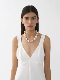 Collier Darcey perles de culture en laiton - Pearl