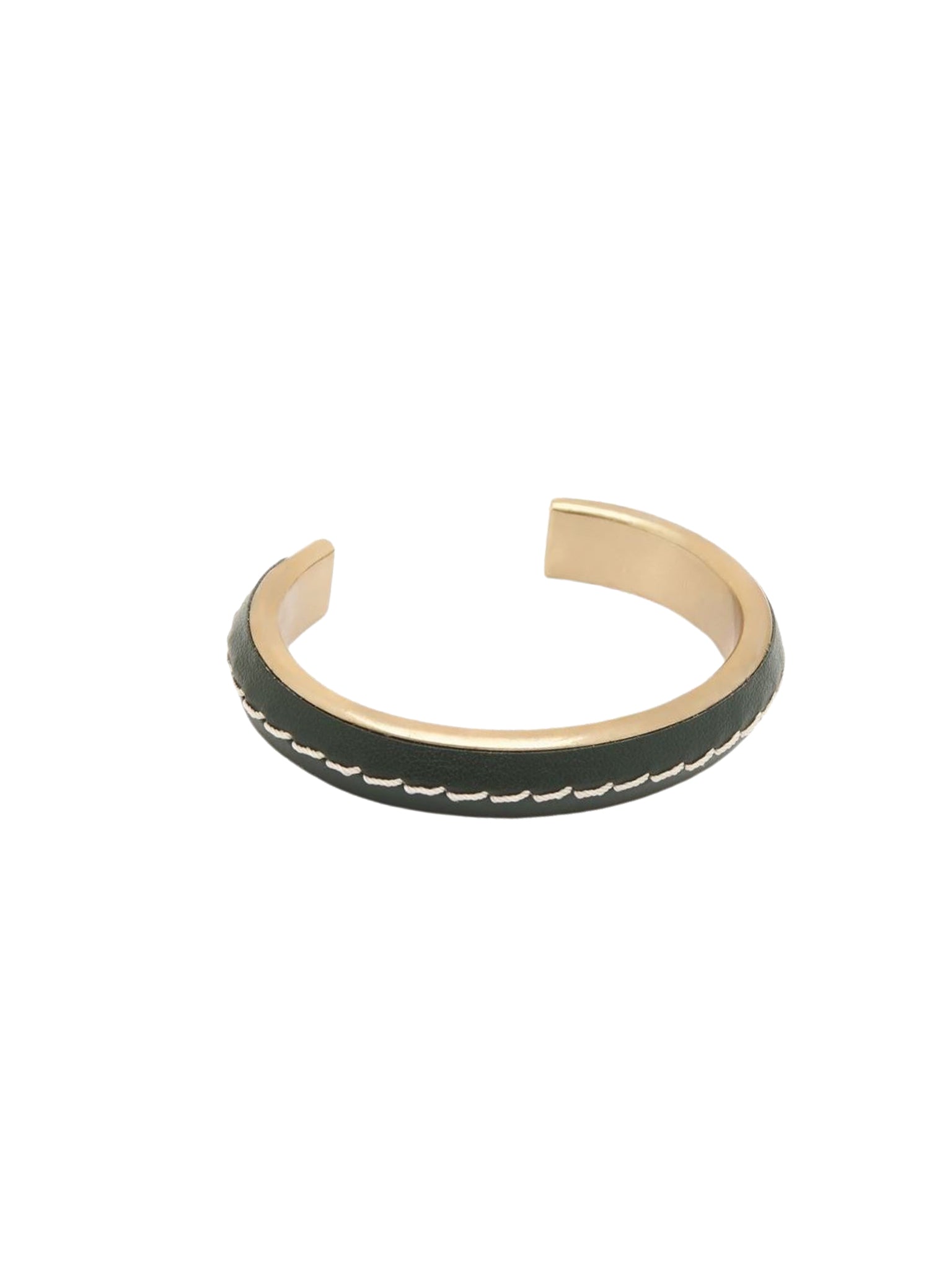 Braçelet Edith en laiton - Abyss Green