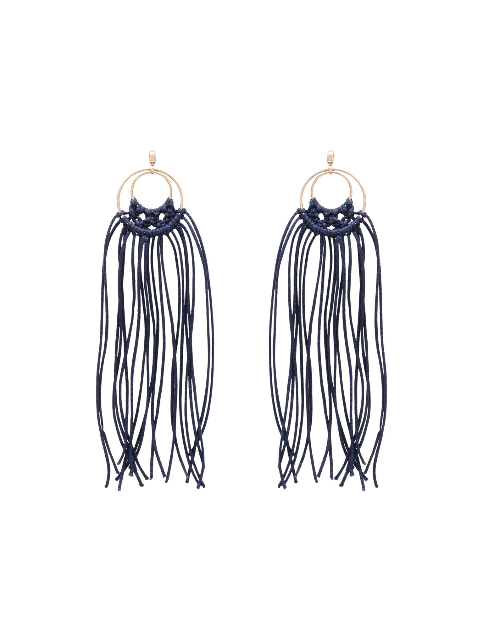 Boucles d'oreilles Larry - Encre Marine