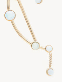 Mono boucle d’oreille zodiac balance en laiton - Multicolor