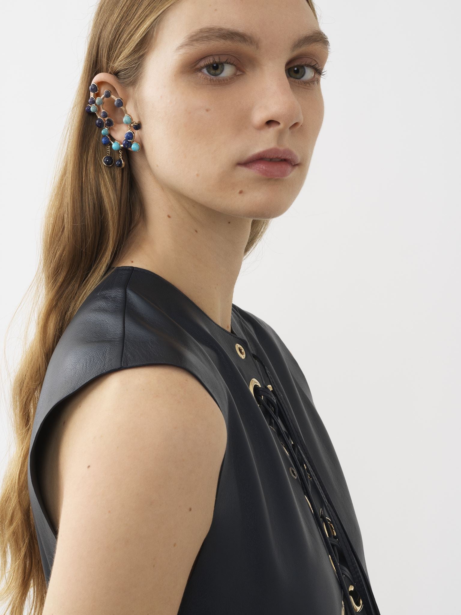 Mono boucle d’oreille zodiac sagittaire en laiton - Multicolor