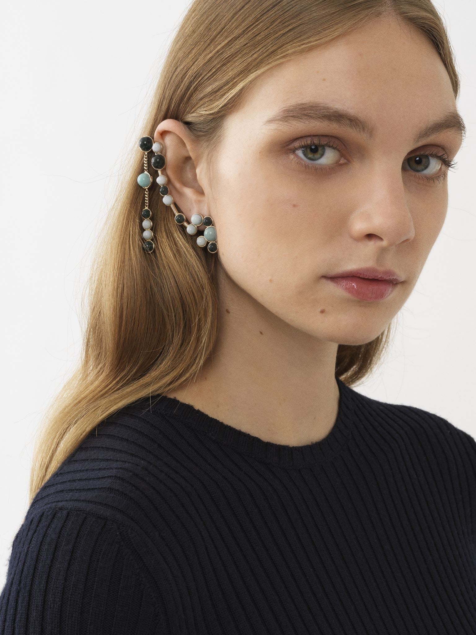 Boucles d’oreille Chloé Zodiac en laiton - Multicolor Poisson