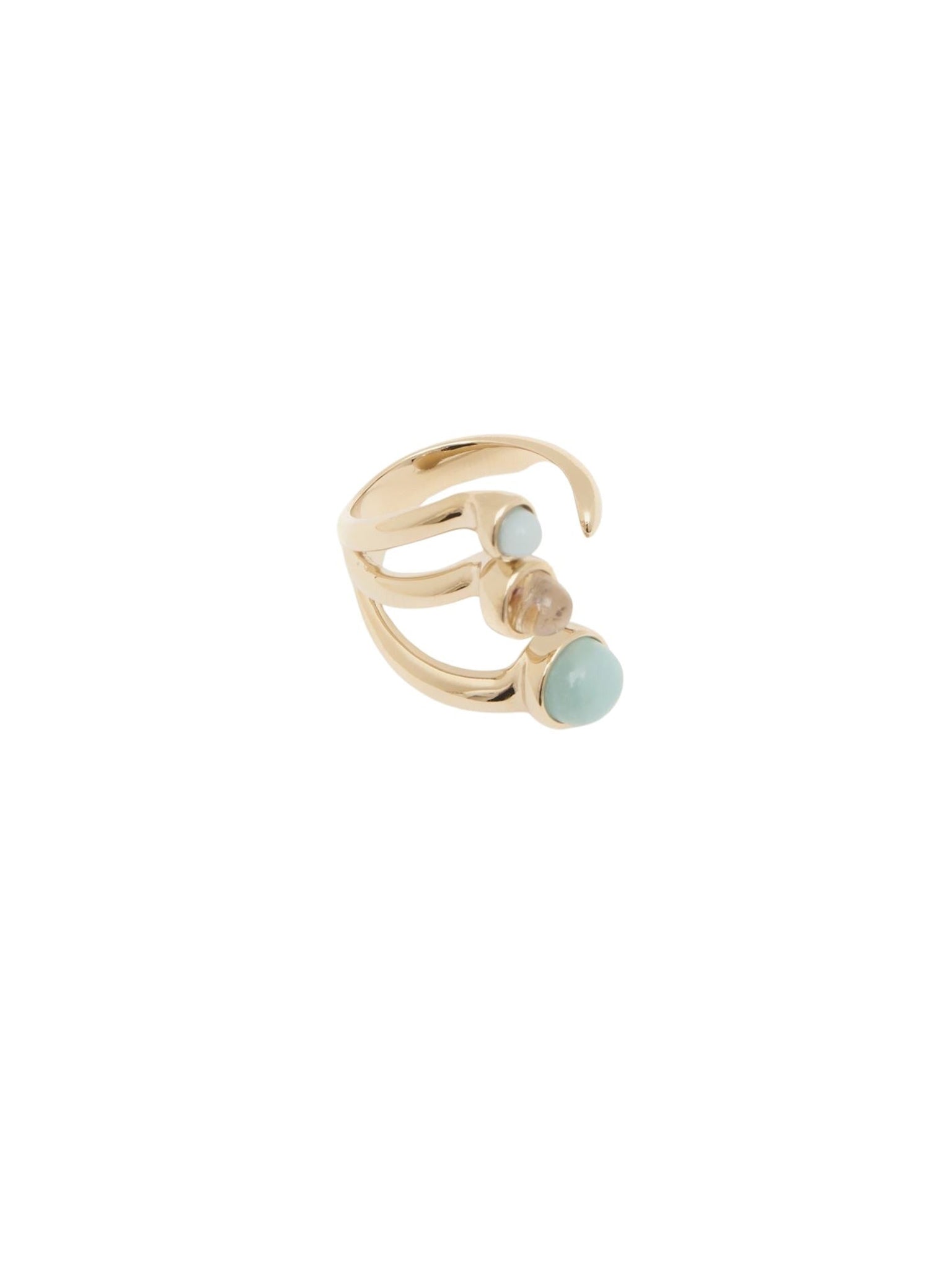 Bague Zodiac bélier en laiton - Multicolor