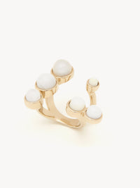 Bague Zodiac gémeaux en laiton - Multicolor