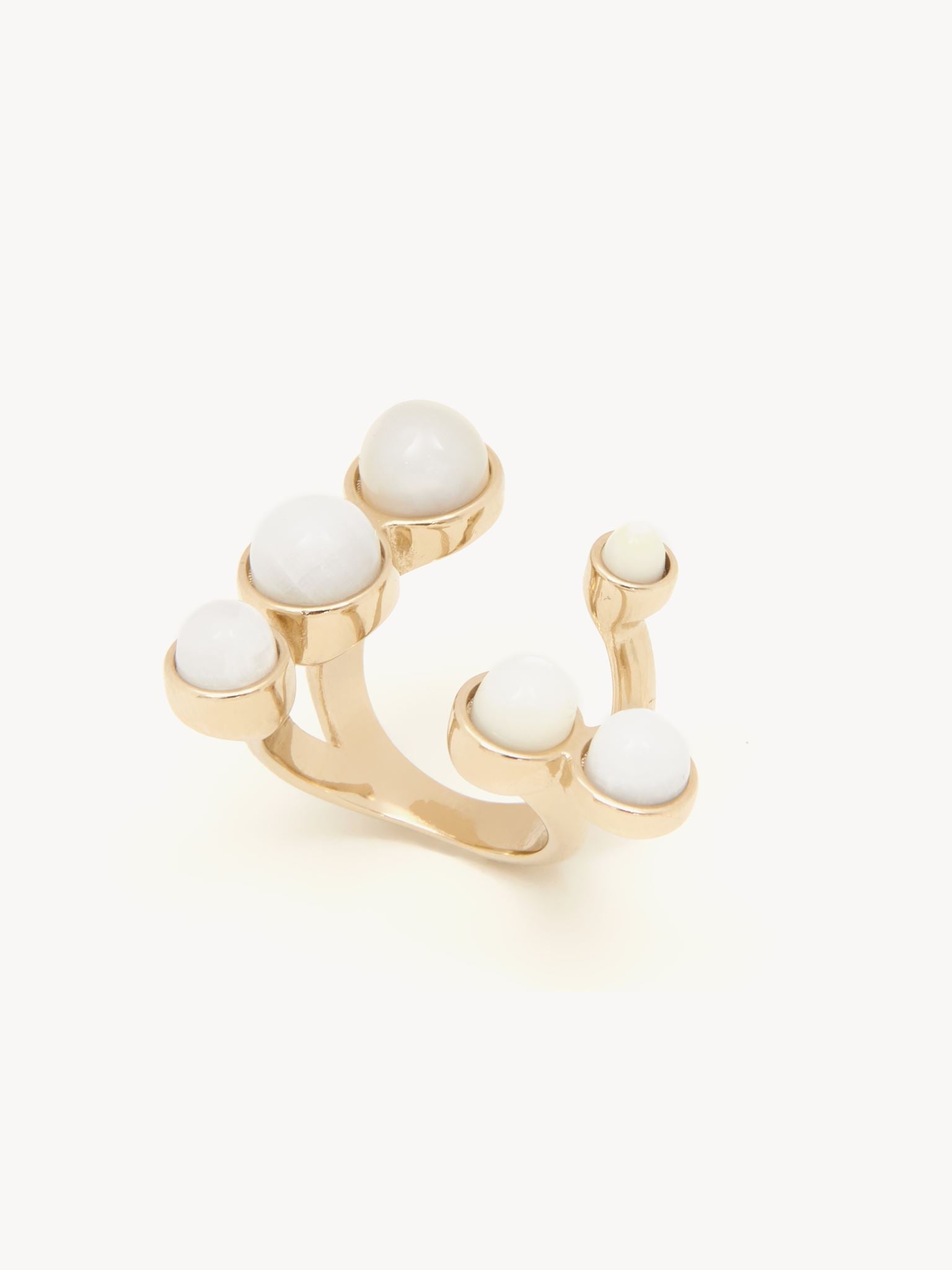 Bague Zodiac gémeaux en laiton - Multicolor