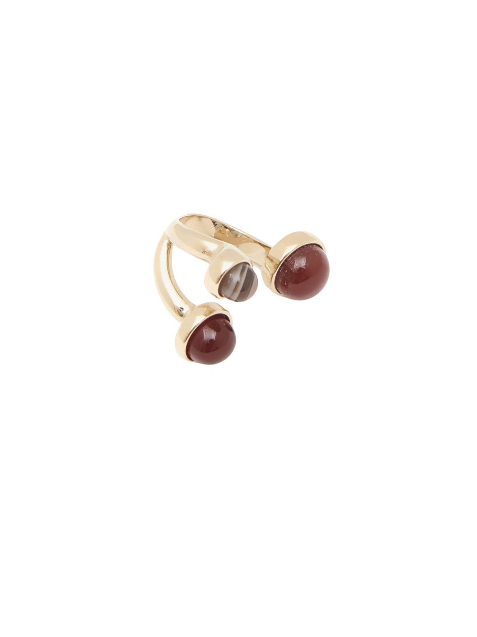 Bague Zodiac lion en laiton - Multicolor