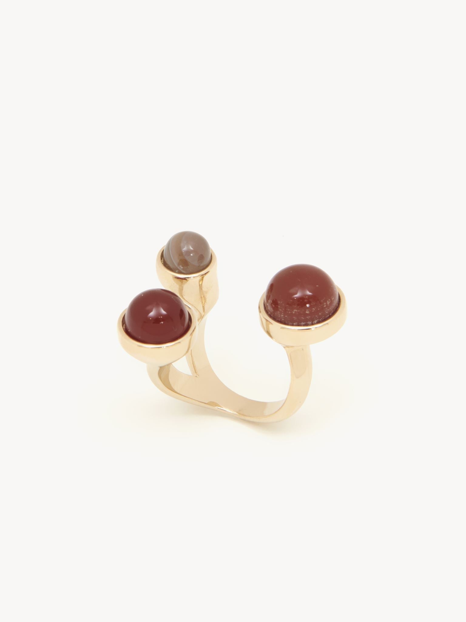 Bague Zodiac lion en laiton - Multicolor