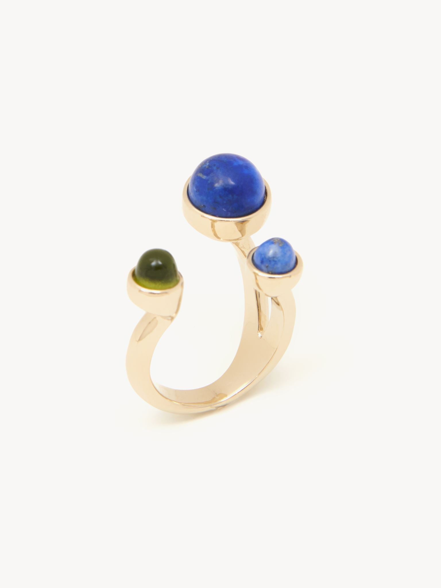 Bague Zodiac vierge en laiton - Multicolor