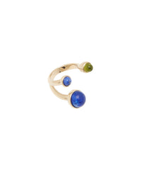 Bague Zodiac vierge en laiton - Multicolor