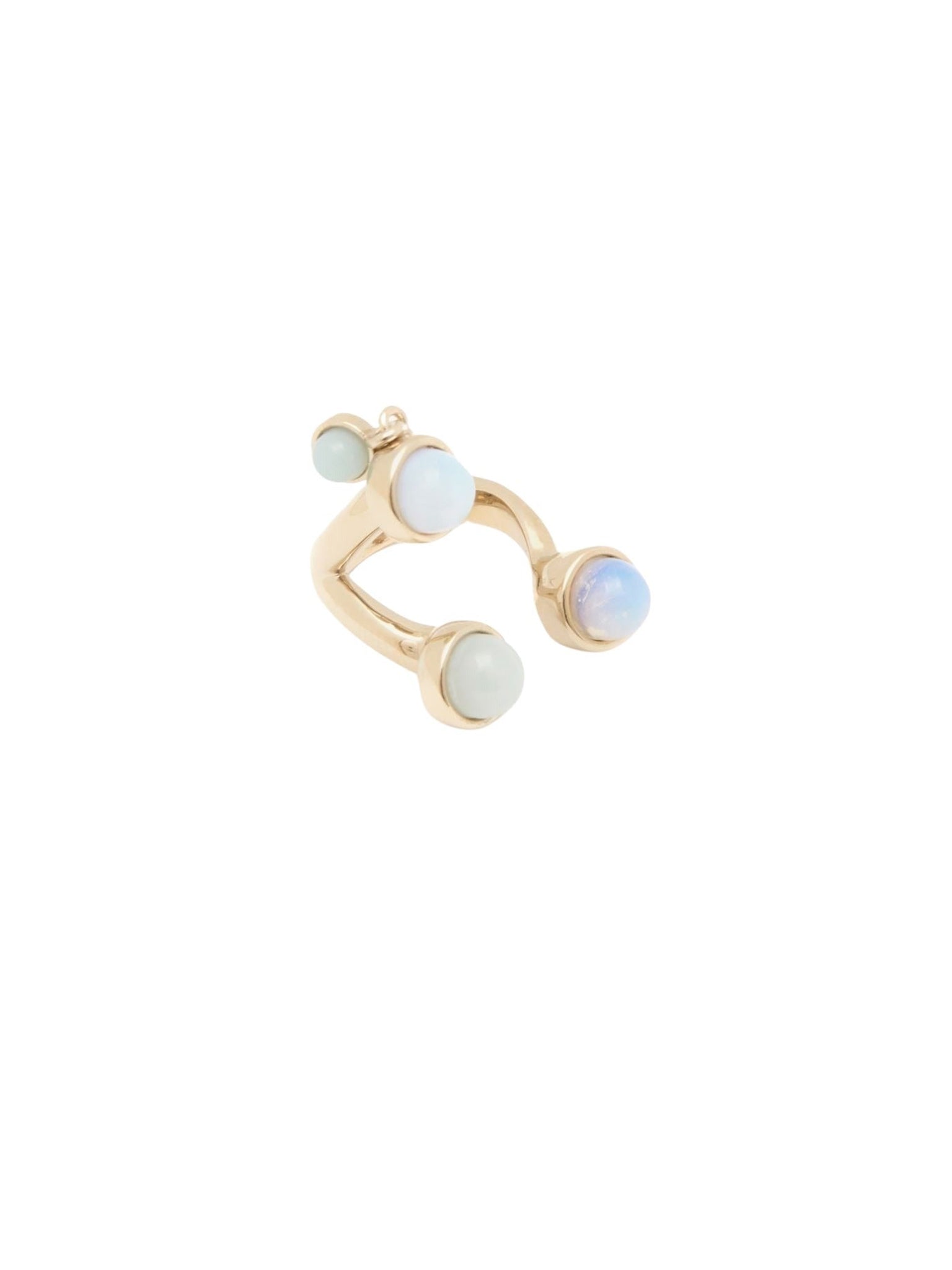 Bague Zodiac balance en laiton - Multicolor