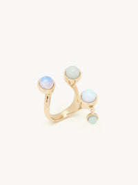 Bague Zodiac balance en laiton - Multicolor