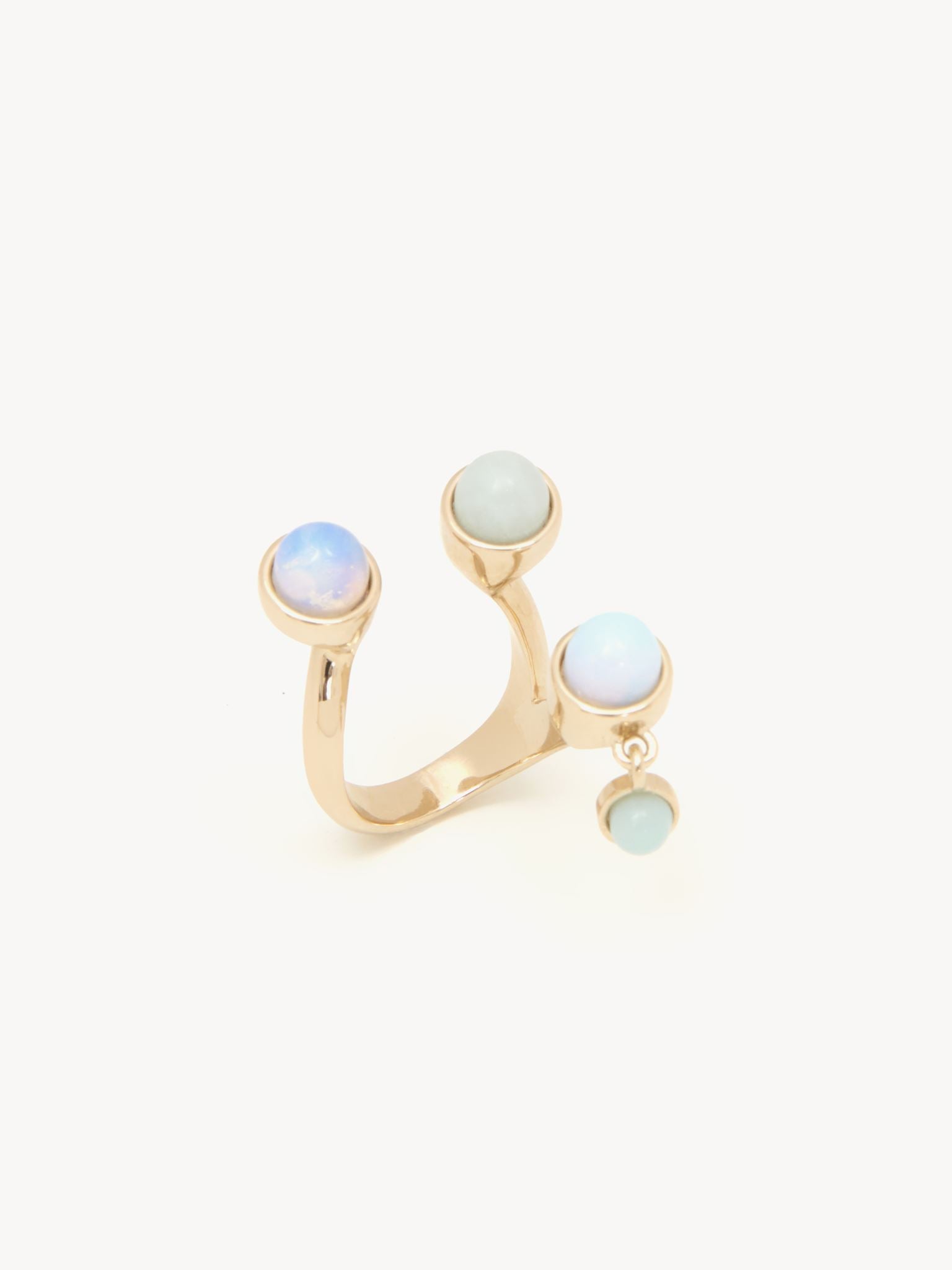 Bague Zodiac balance en laiton - Multicolor