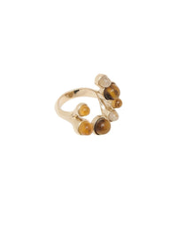 Bague Zodiac scorpion en laiton - Multicolor