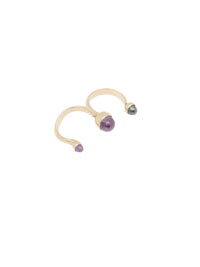 Bague Zodiac verseau en laiton - Multicolor