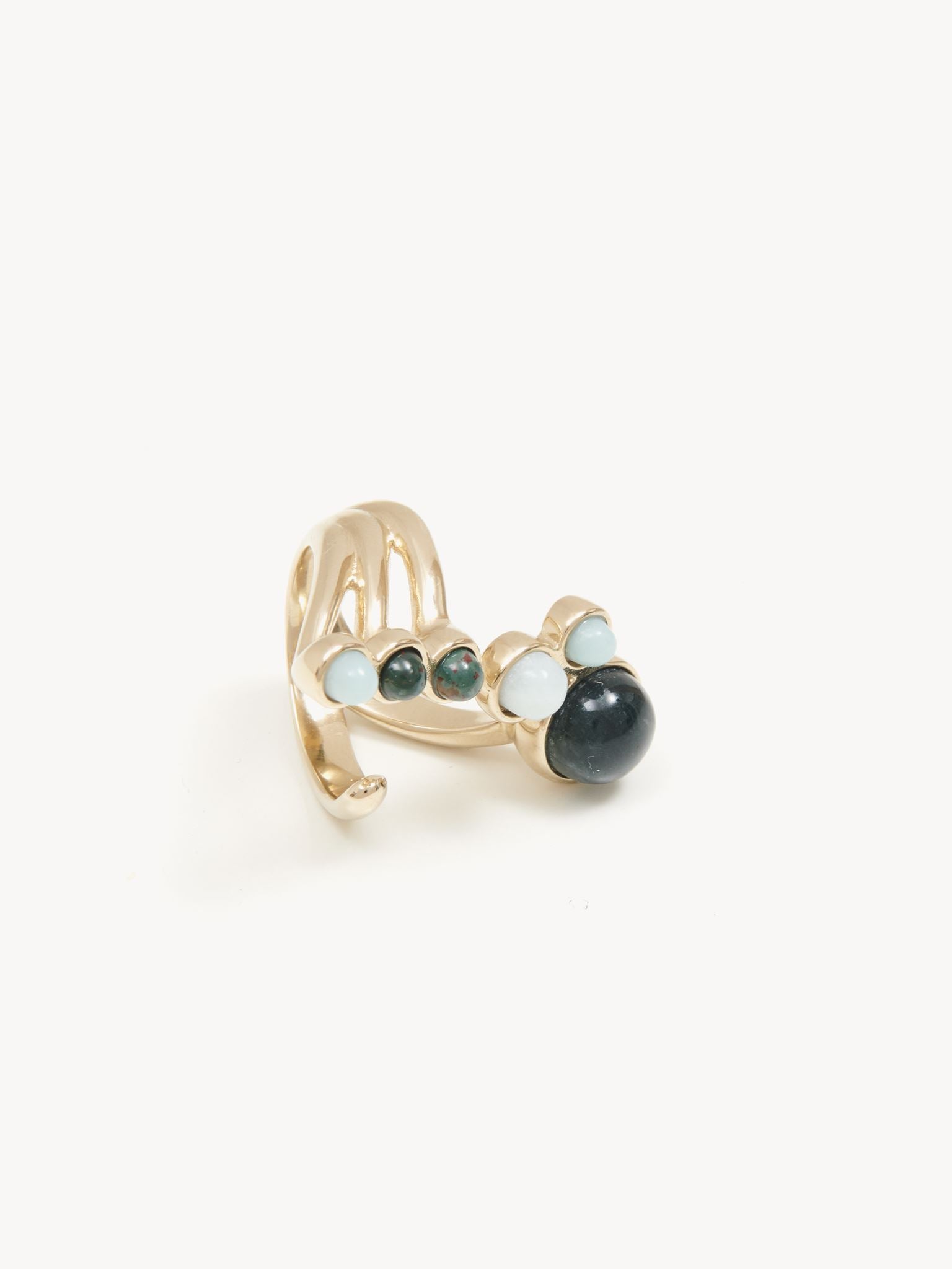 Bague Zodiac poissons en laiton - Multicolor