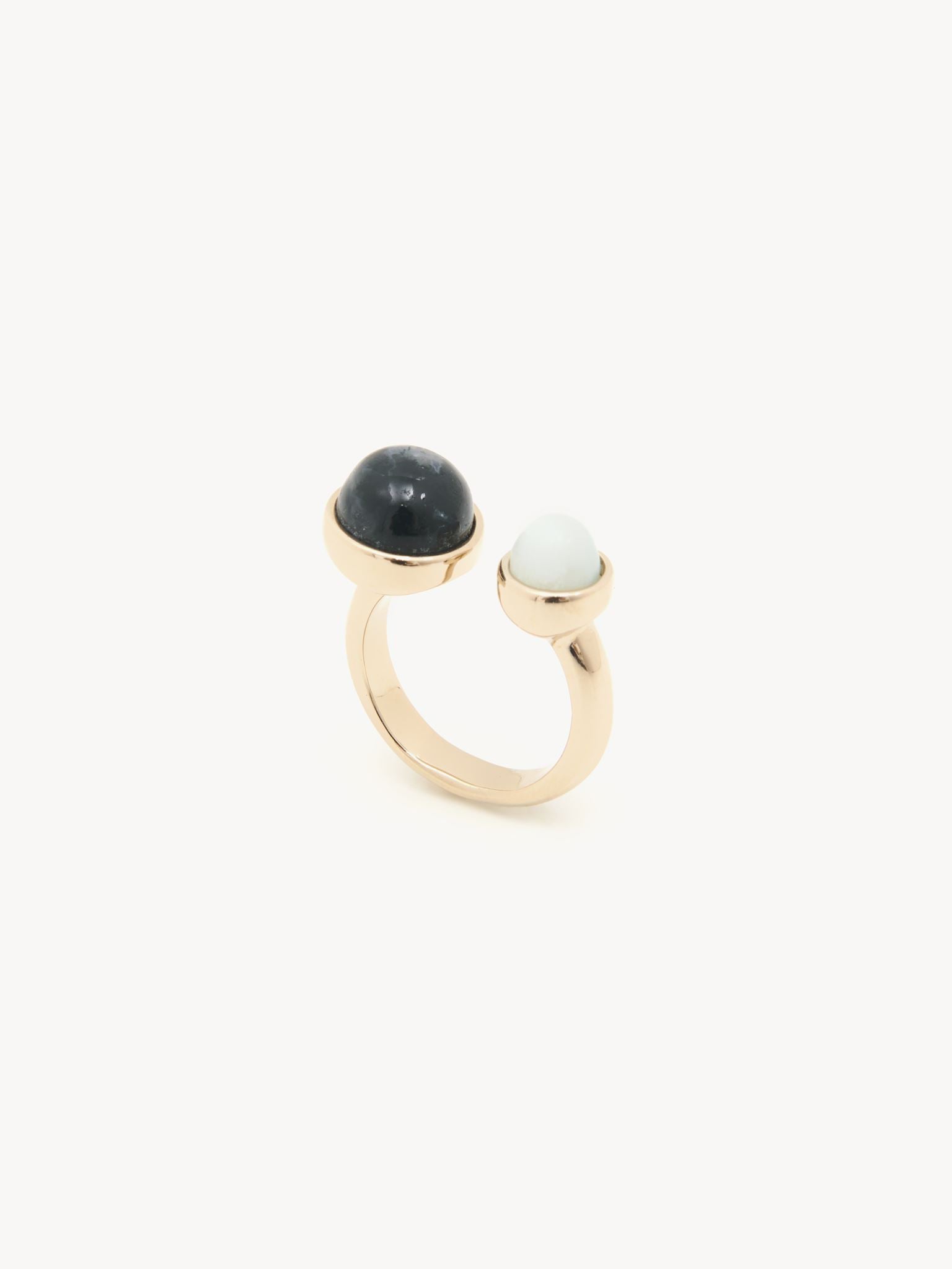 Bague Zodiac poissons en laiton - Multicolor