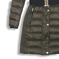 Doudoune longue Abbeydale - Dark Olive