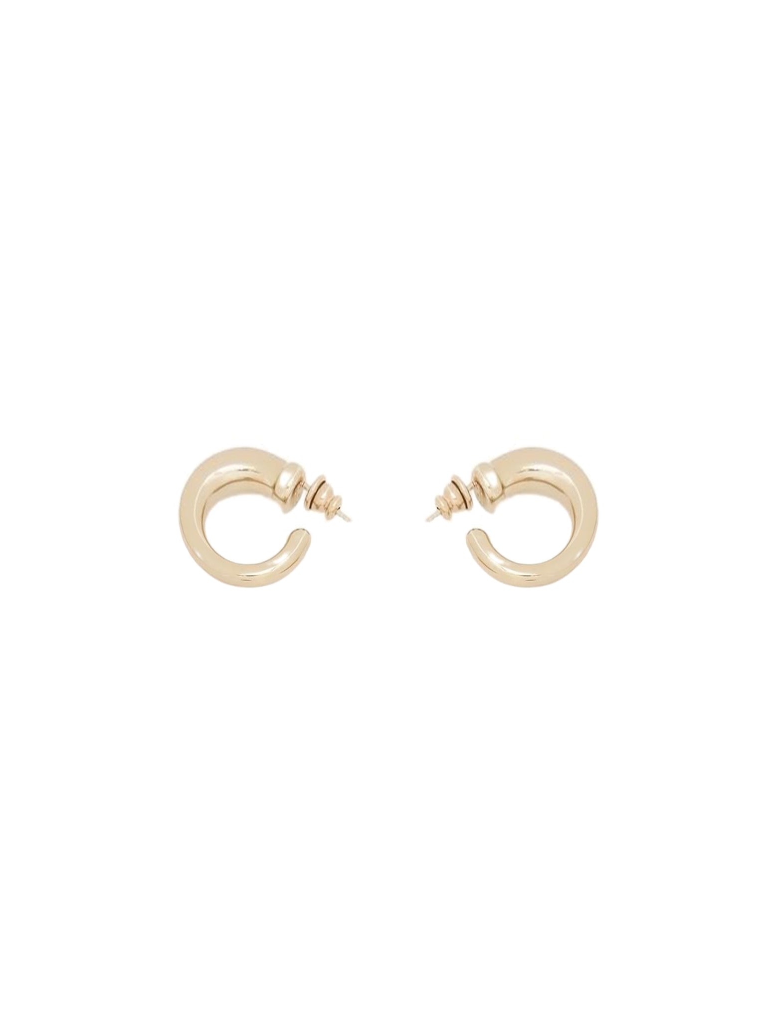 Boucles d'oreilles créoles Maura en laiton - Gold