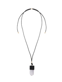 Collier Jemma avec pierre semi-préçieuse - Black & Grey