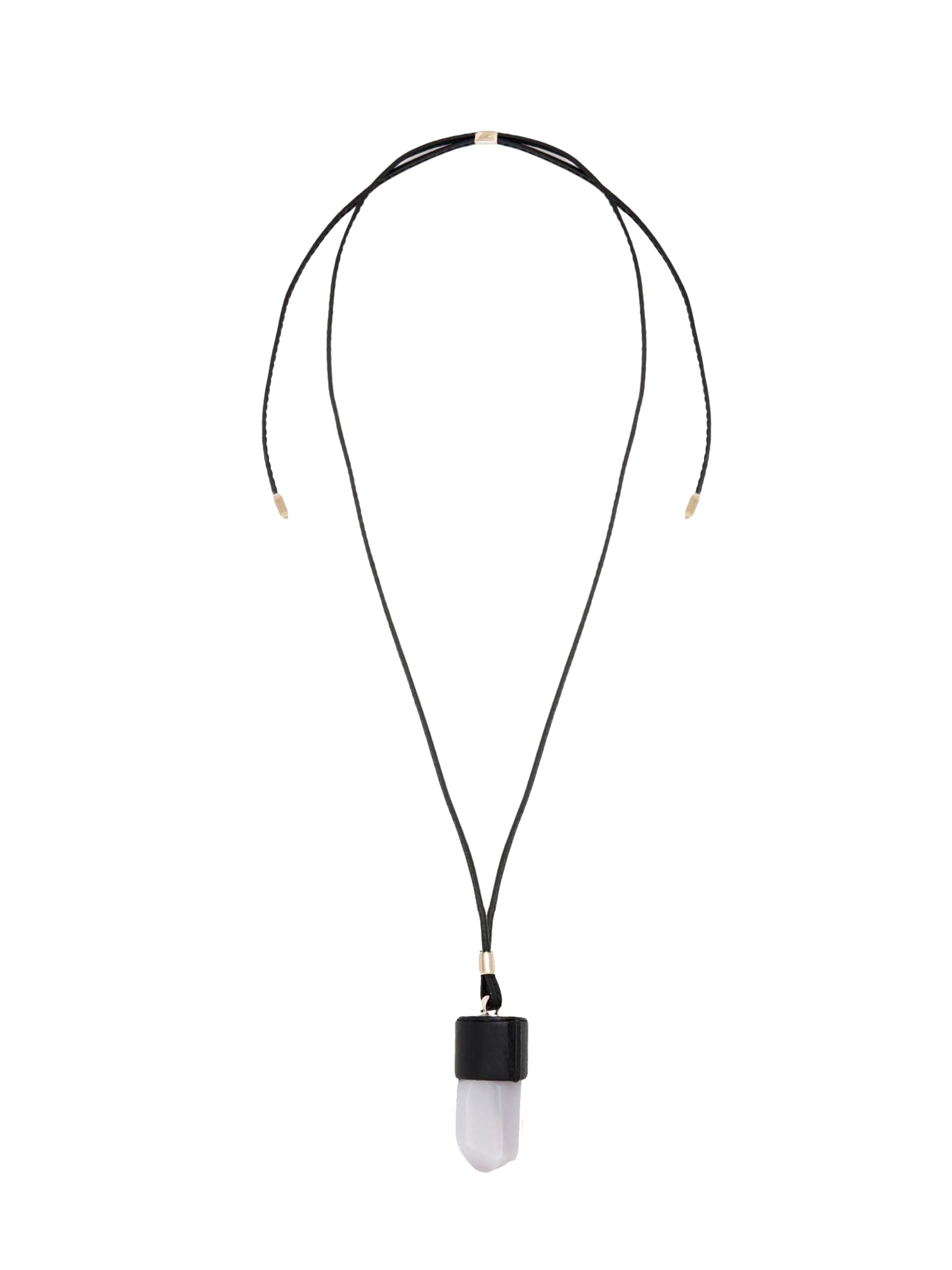 Collier Jemma avec pierre semi-préçieuse - Black & Grey