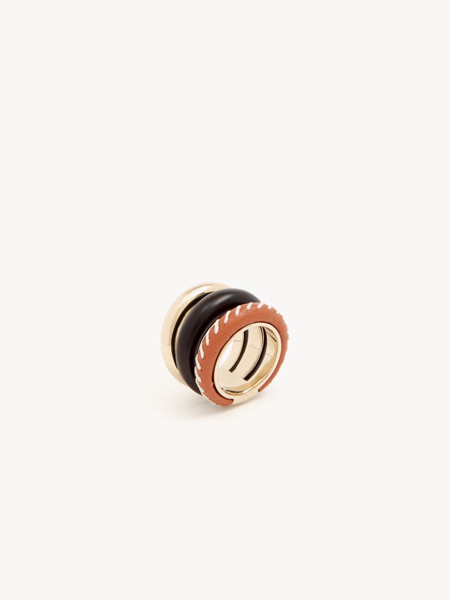 Bague Kattie en laiton - Henné Orange