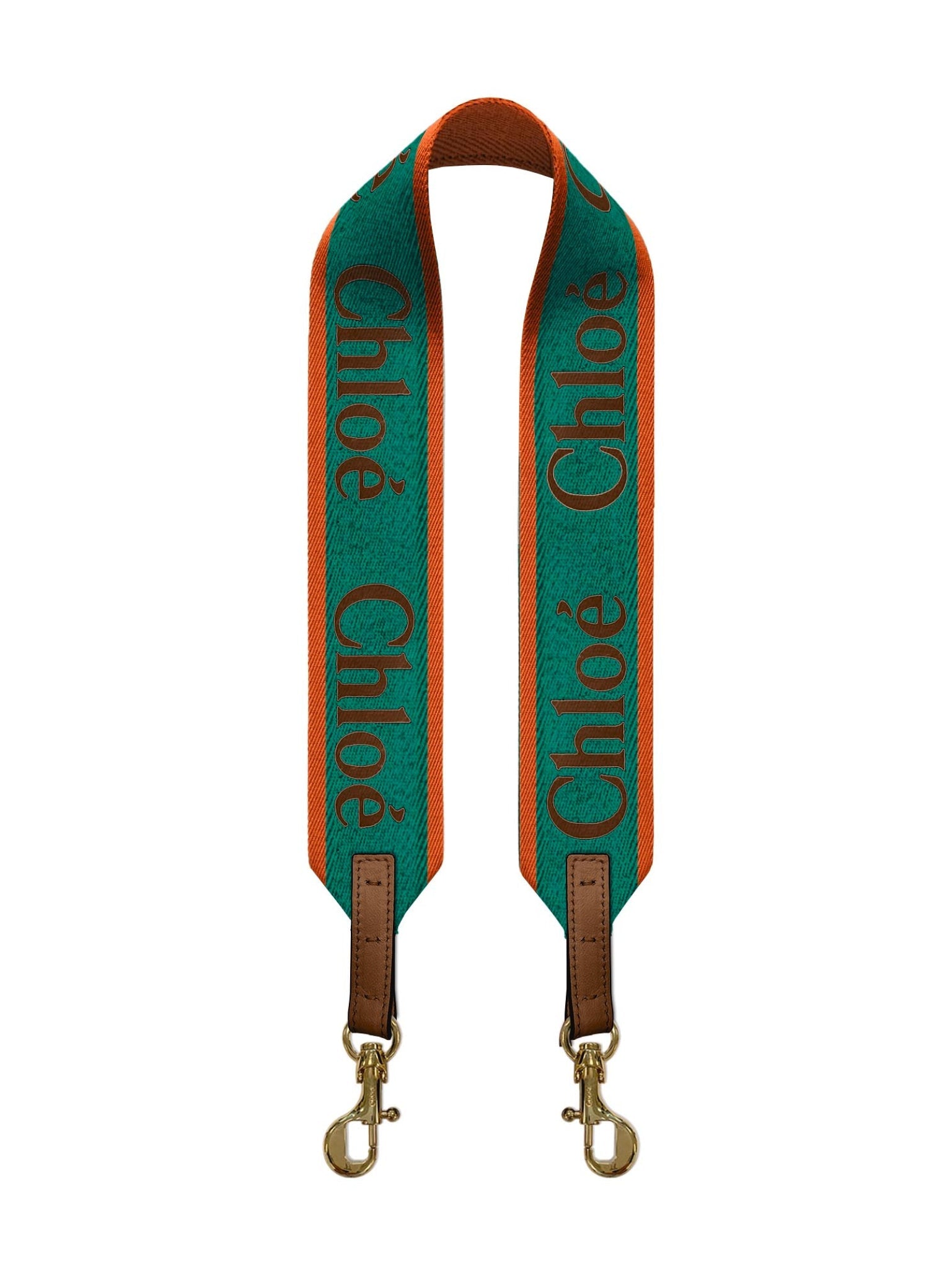 Anse brodée en toile avec logo sur toile - Green Orange