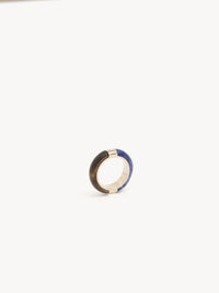 Bague Jamie en laiton - Marron Bleu