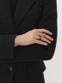 Bague Jamie en laiton - Marron Bleu