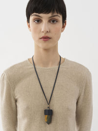 Collier Jemma avec pierre semi-préçieuse - Blue & Brown