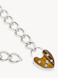 Collier Nikkie en laiton - Palladium