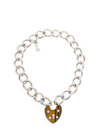 Collier Nikkie en laiton - Palladium
