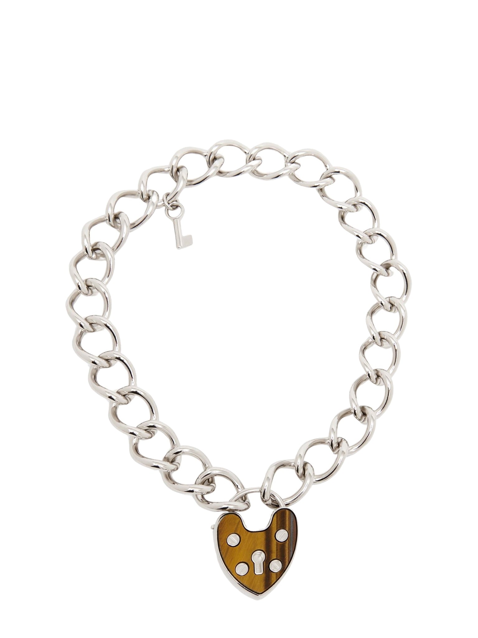 Collier Nikkie en laiton - Palladium