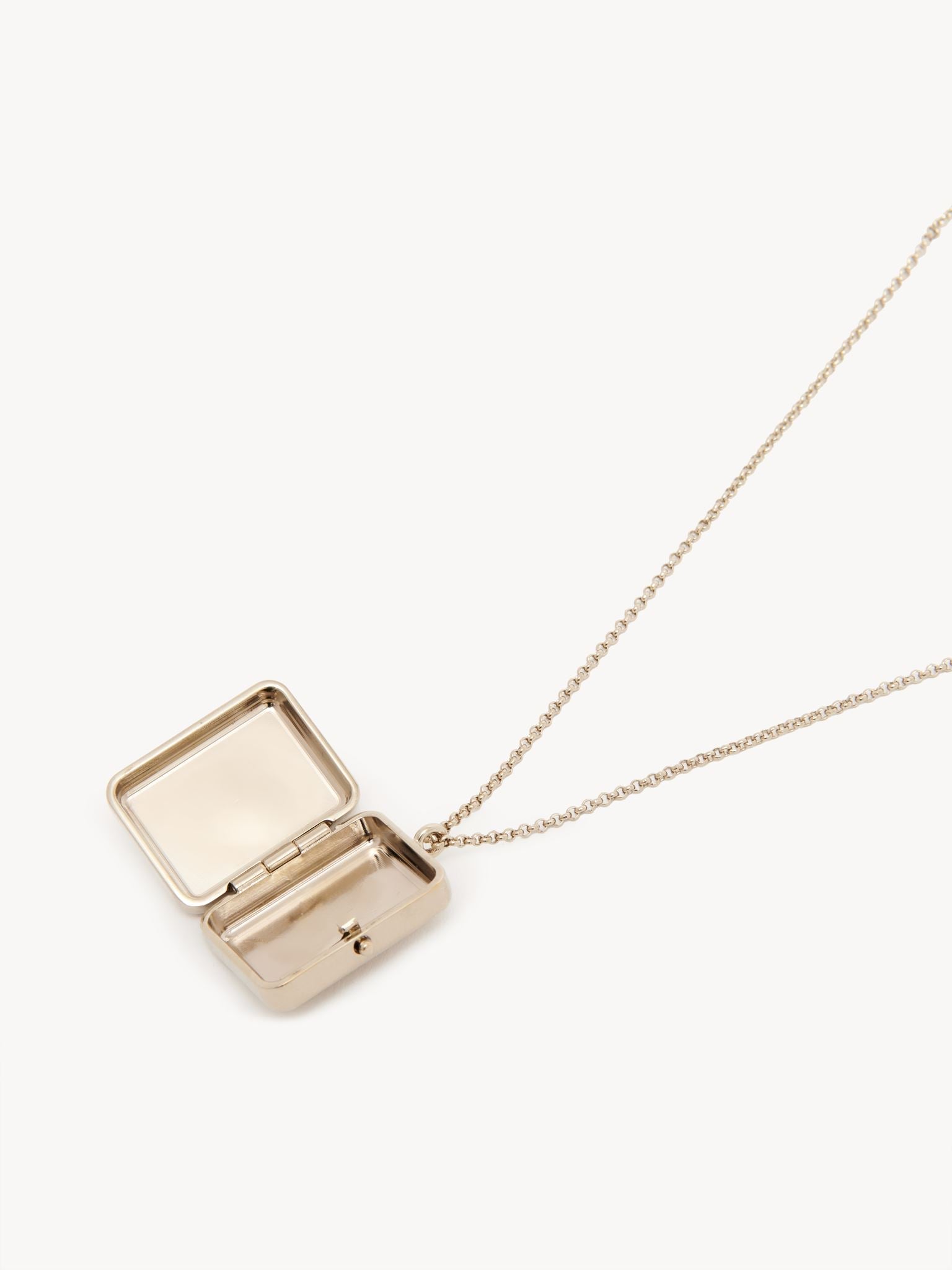 Collier Ninna en laiton - Gold & White