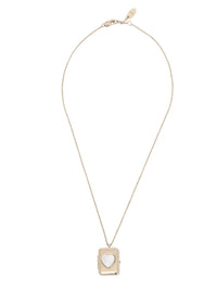 Collier Ninna en laiton - Gold & White