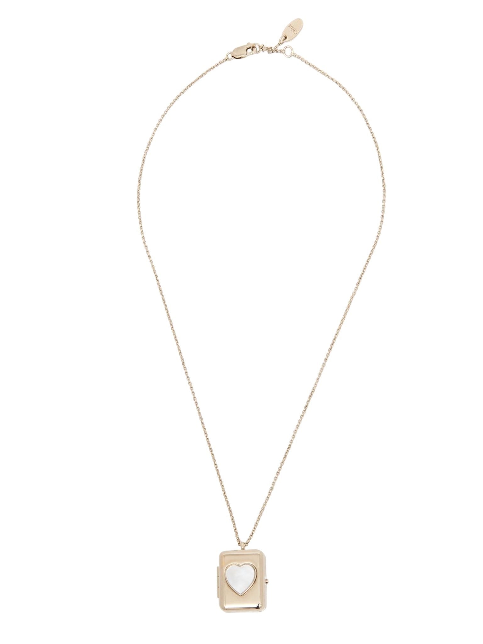 Collier Ninna en laiton - Gold & White