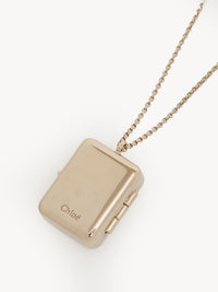 Collier Ninna en laiton - Gold & Red